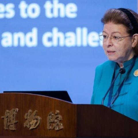 Η υπουργός Πολιτισμού Λίνα Μενδώνη κεντρική ομιλήτρια στο 6ο Taihe Forum στο Πεκίνο - Με τη συμμετοχή ακαδημαϊκών και εκπροσώπων  διεθνών οργανισμών.