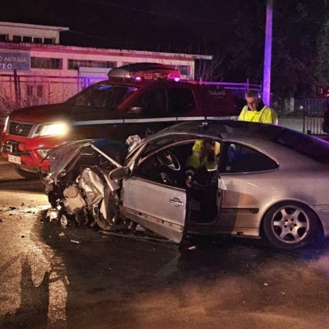 Tροχαίο δυστύχημα στον Λαγκαδά με θύμα 50χρονη