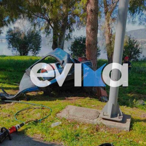 Τροχαίο δυστύχημα στην Εύβοια