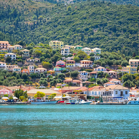 Το λιμάνι της Ιθάκης. 