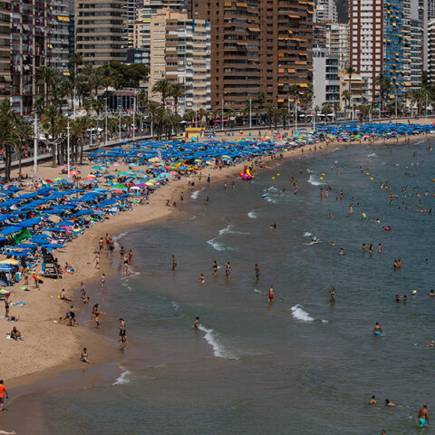 Η παραλία Μπενιντόρμ στην Ισπανία