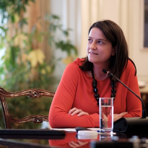 Η υπουργός Παιδείας, Νίκη Κεραμέως