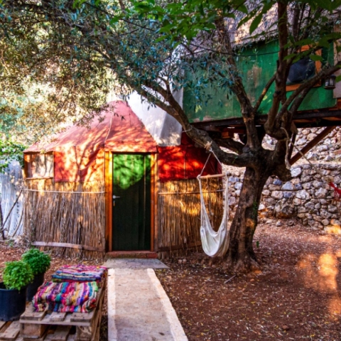  Art Farm Yurt Δενδρόσπιτο Combo