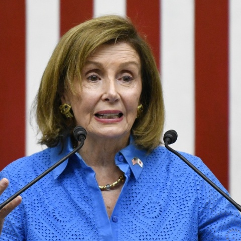 Η πρόεδρος της Βουλής των Αντιπροσώπων των ΗΠΑ, Νάνσι Πελόζι