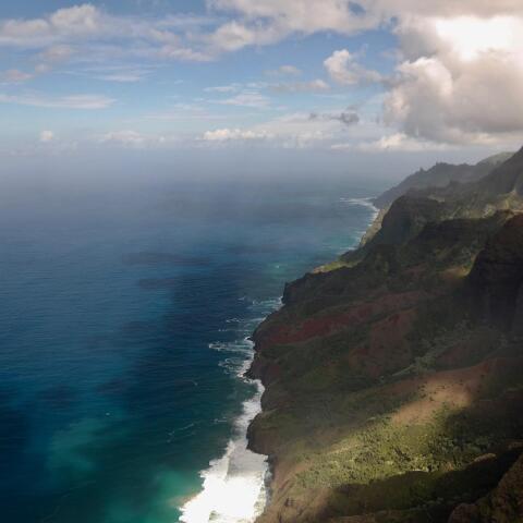 Η παραλία Na Pali στη Χαβάη