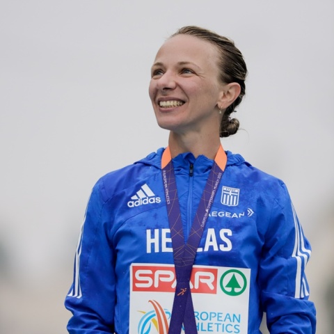 Αντιγόνη Ντρισμπιώτη - Η στιγμή της απονομής