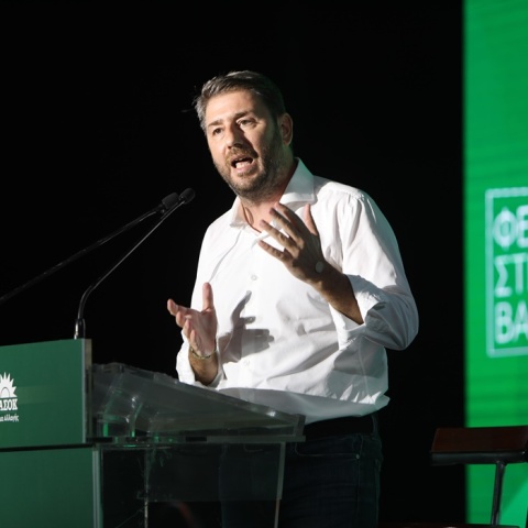 Ο Νίκος Ανδρουλάκης στην ομιλία του στο Ζάππειο