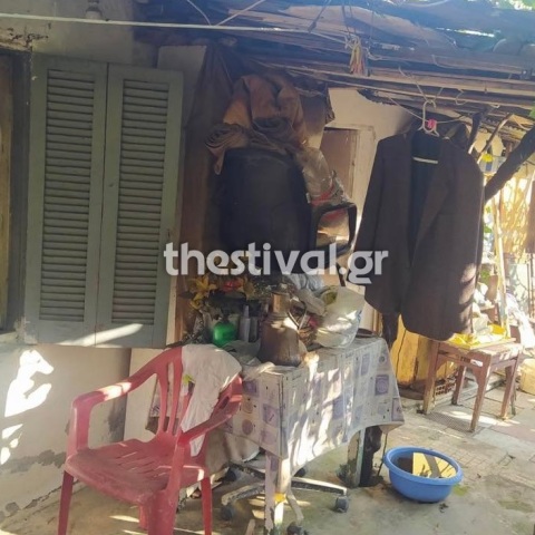 Το σπίτι όπου βρέθηκε νεκρός ο ηλικιωμένος στην Πολίχνη 