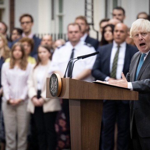 Ο Μπόρις Τζόνσον στην τελευταία του ομιλία ως Βρετανός πρωθυπουργός