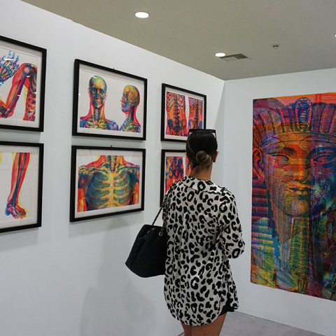 Από την έκθεση του φεστιβάλ illustradays 2022. 