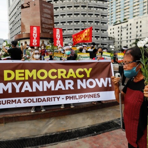 Διαδήλωση στη Μιανμάρ