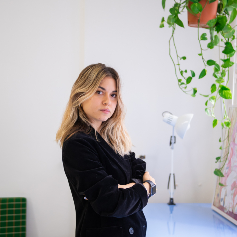 Η Σταματία Δημητρακοπούλου, καλλιτεχνική διευθύντρια της Art Athina