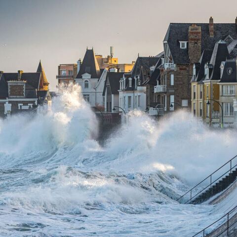 Παλίρροια στο Σεν-Μάλο
