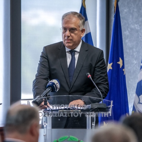 Ο υπουργός Προστασίας του Πολίτη, Τάκης Θεοδωρικάκος