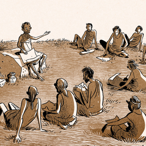 «Αριστοτέλης», το κόμικς των Αλέκου Παπαδάτου & Τάσου Αποστολίδη (Εκδ. Ίκαρος)