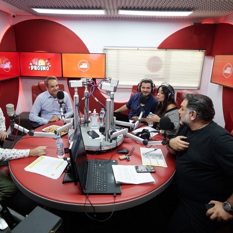 Συνέντευξη του Κυριάκου Μητσοτάκη στο ραδιοφωνικό σταθμό Sfera 