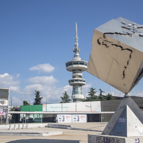 Ο πύργος τηλεπικοινωνίων στη Θεσσαλονίκη
