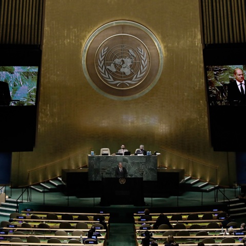 Στη Νέα Υόρκη στρέφονται τα βλέμματα της διεθνούς κοινότητας, όπου πραγματοποιείται η γενική συνέλευση του ΟΗΕ - Μονοπωλεί τις εργασίες η εισβολή στην Ουκρανία.