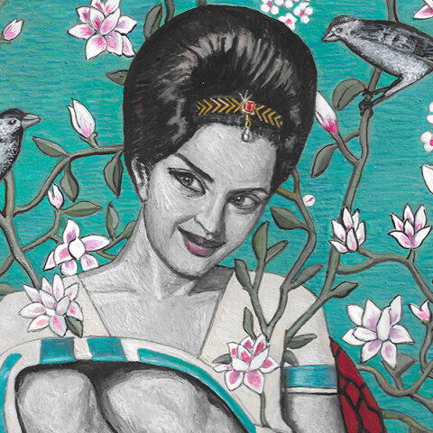 Wild at Heart (Portrait of Pouran Shapoori), 2019