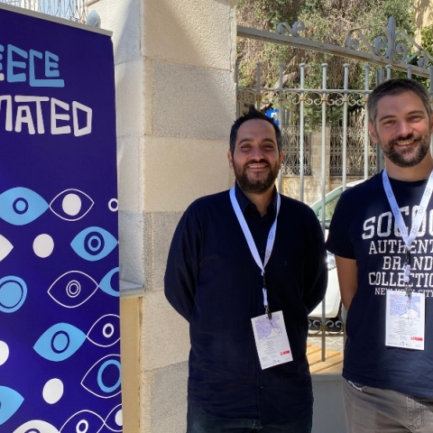 Ο Ηλίας Ρουμελιώτης και ο Άρης Καπλανίδης