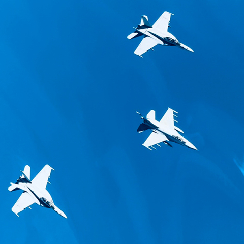 Συνεκπαίδευση Μαχητικών Αεροσκαφών της Πολεμικής Αεροπορίας με το Αεροπλανοφόρο USS HARRY S. TRUMAN των ΗΠΑ, στην ευρύτερη περιοχή δυτικά της Πελοποννήσου 