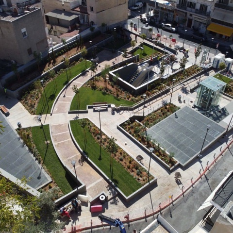 Ο σταθμός του μετρό «Μανιάτικα»