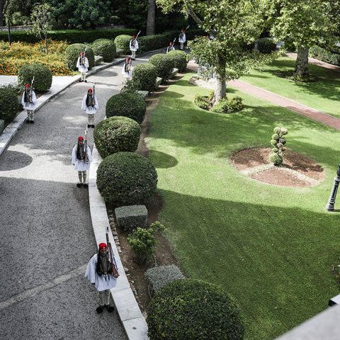 Κήπος του Προεδρικού Μεγάρου. 