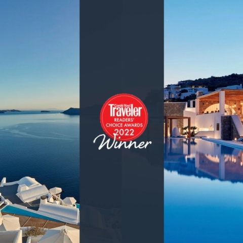 Tα Katikies Santorini & Katikies Mykonos ανακηρύσσονται τα κορυφαία ξενοδοχεία στην Ελλάδα