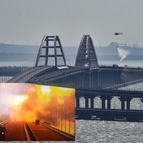 Έκρηξη σε γέφυρα στην Κριμαία