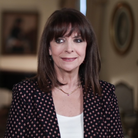 Η Πρόεδρος της Δημοκρατίας, Κατερίνα Σακελλαροπούλου