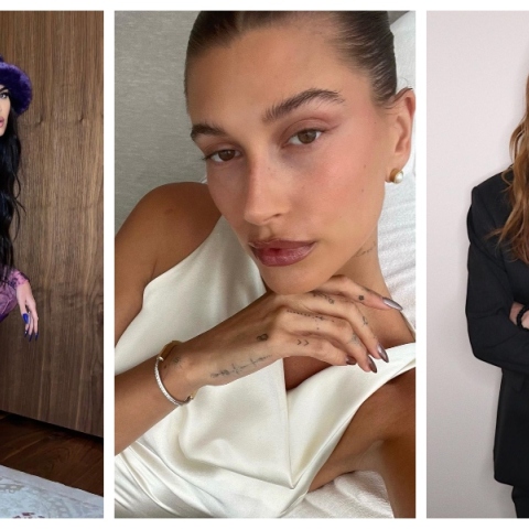 Megan Fox, Hailey Bieber και Cara Delevingne nails 