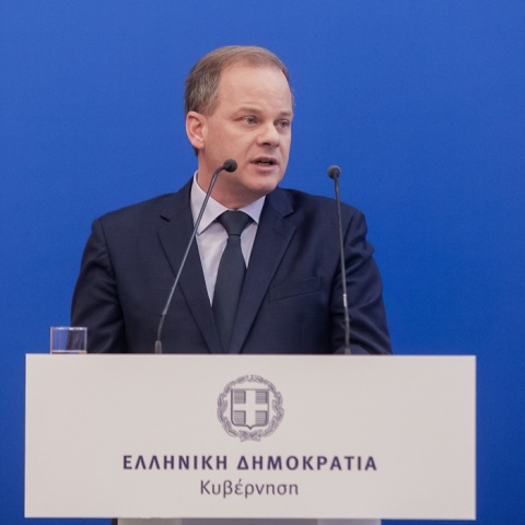 O υπουργός Μεταφορών και Υποδομών, Κώστας Καραμανλής