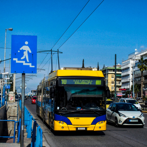Κανονικά στους δρόμους της Αθήνας τα τρόλεϊ