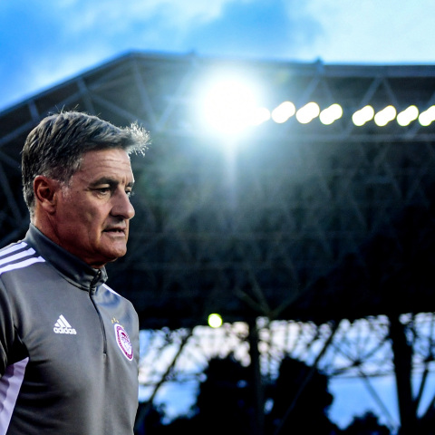 Ο προπονητής του Ολυμπιακού, Μίτσελ