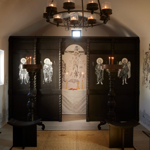 Ο πρώτος ορθόδοξος ναός με εικονογράφηση γραμμικής γραφής στη Μύκονο