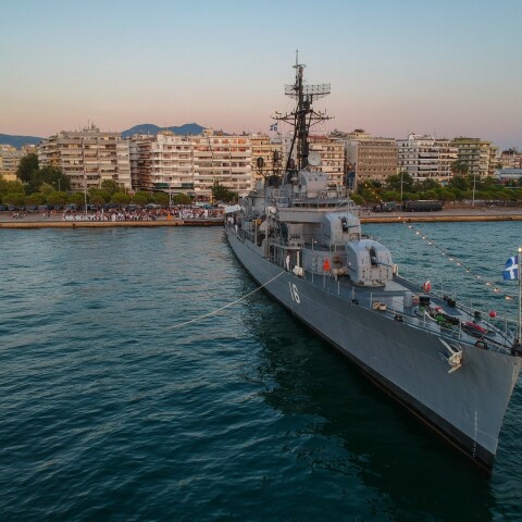 Το αντιτορπιλικό «Βέλος», που έχει αγκυροβολήσει στη Θεσσαλονίκη από το 2019, γίνεται διαθέσιμο στους παίκτες του διαδικτυακού video game World of Warships.