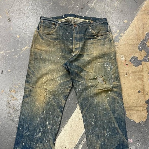Τζιν παντελόνι του 1880 με λερώματα από ορυχείο