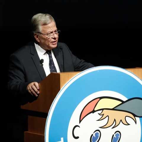 Ο πρόεδρος του Χαμόγελου του Παιδιού, Κώστας Γιαννόπουλος