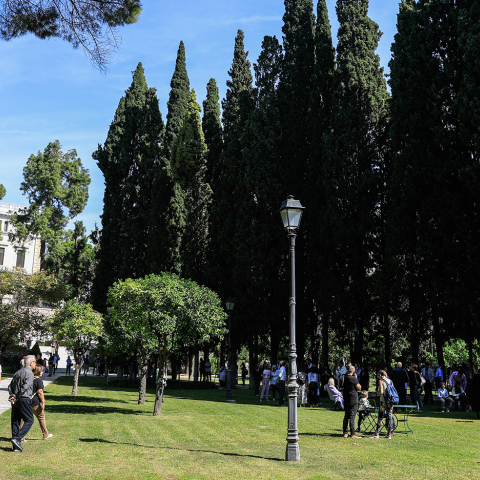 Ο κήπος του Προεδρικού Μεγάρου