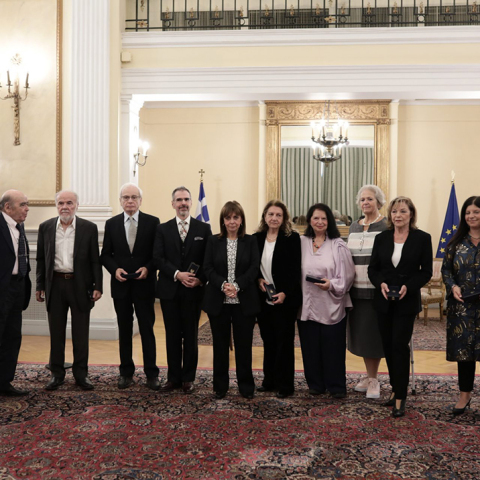 Από την τελετή επίδοσης παρασήμων