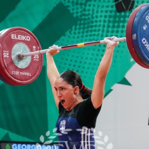 Η Σοφία Γεωργοπούλου σήκωσε 91 κιλά στο αρασέ, 111 στο ζετέ και 202 στο σύνολο