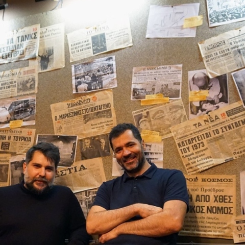 Ο Χρήστος Καρασαββίδης και ο Στέφανος Λώλος