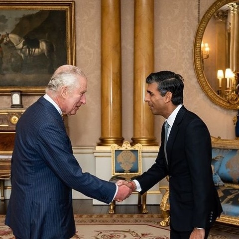 Βασιλιάς Κάρολος και Ρίσι Σούνακ