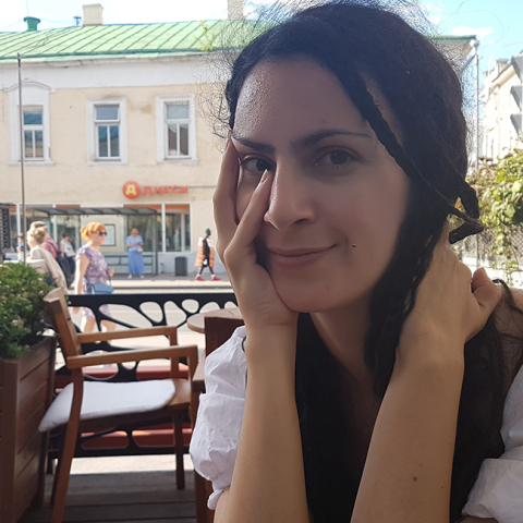 Η Ιόλη Ανδρεάδη. 