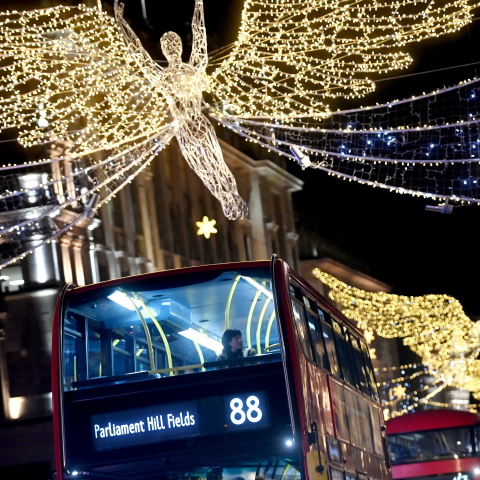 Στολισμένο χριστουγεννιάτικα το Λονδίνο