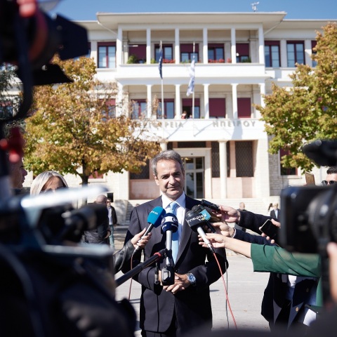 Την Ήπειρο επισκέφθηκε ο πρωθυπουργός την 28η Οκτωβρίου - Ο Κυριάκος Μητσοτάκης επέλεξε το Καλπάκι και τα Ιωάννινα για να παραστεί στις εορταστικές εκδηλώσεις.