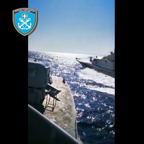 Σε βίντεο η παρενόχληση σκάφους του Λιμενικού από την τουρκική ακτοφυλακή ανοιχτά της Σάμου