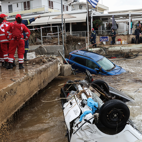 Καταστροφές από τα έντονα καιρικά φαινόμενα στην Αγία Πελαγία Ηρακλείου Κρήτης