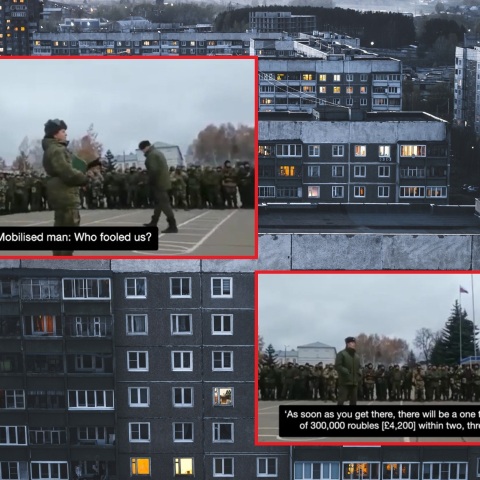 Βίντεο εμφανίζει Ρώσους νεοσύλλεκτους να αρνούνται να σταλούν στην Ουκρανία όταν το ποσό που τους είχαν υποσχεθεί δεν καταβλήθηκε στις οικογένειές τους.