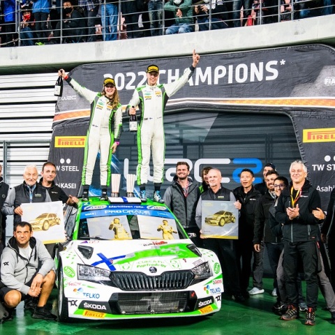 Στιγμιότυπο από το Ράλι Ιαπωνίας. 